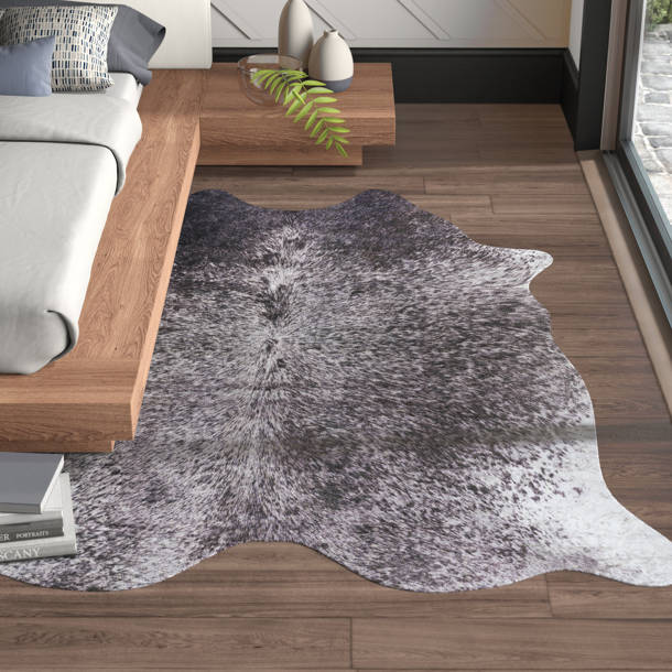 Mercury Row® Albury Cowhide Gray Rug & Reviews Wayfair